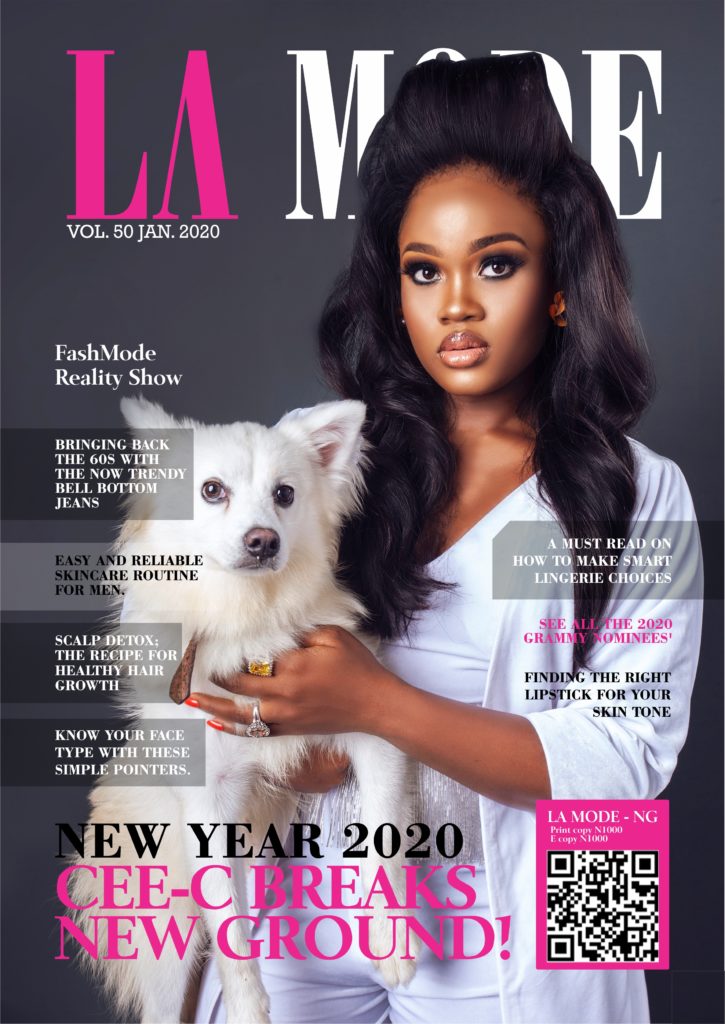 Cee-C Cover Personality For La Mode Magazine 50th Edition, January Issue “New Year 2020 Cee-C Breaks New Ground “