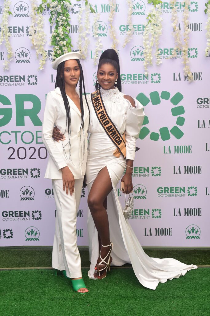 Miss Earth 2019, Susuan Garland with Miss Polo Africa 2019, Precious Okoye