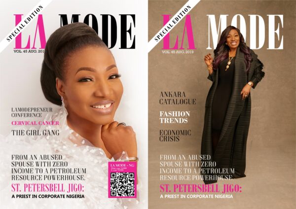 The 45th edition of La Mode Magazine, featuring St, Petersbell Jigo