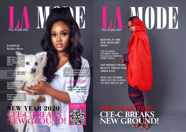 The 50th edition of La Mode Magazine featuring Cee-C.
