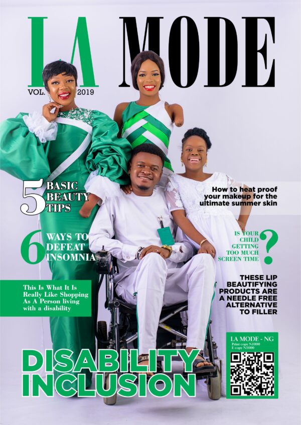 The 47th edition of La Mode Magazine themed "Disability Inclusion"