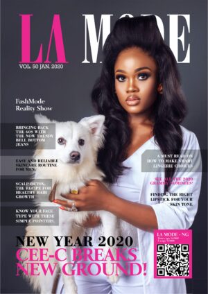 The 50th edition of La Mode Magazine featuring Cee-C.