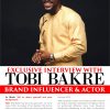 The 55th edition of La Mode Magazine featuring Tobi Bakare.