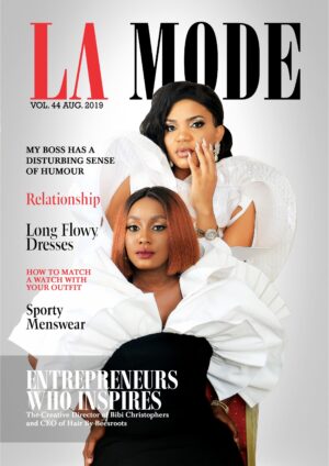 The 44th edition of La Mode Magazine, featuring the Creative Director of Bibi Christophers and the CEO of Hair by Beeasroots.