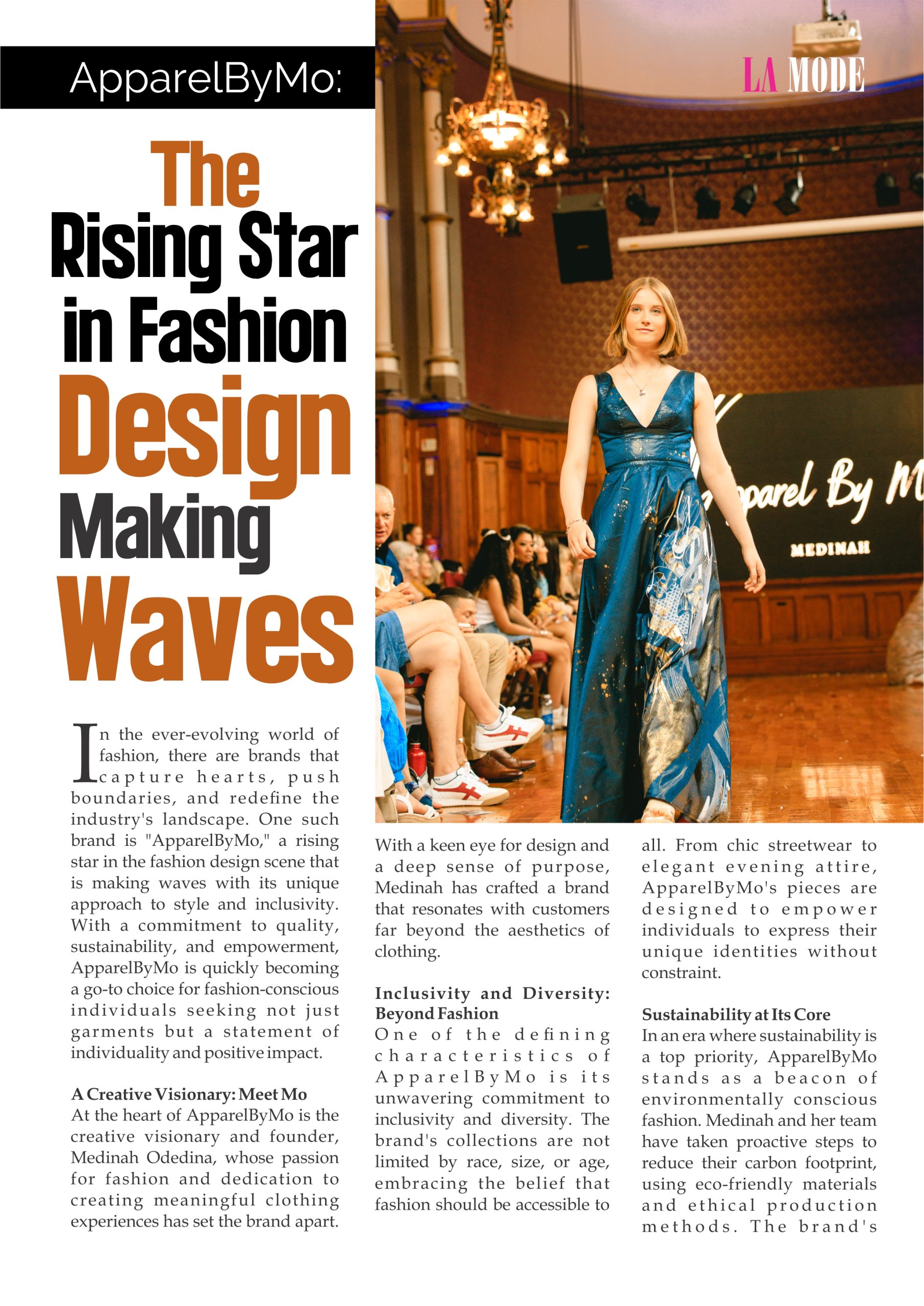 Cover Story — Sewing A Different Pattern on and off the Waves