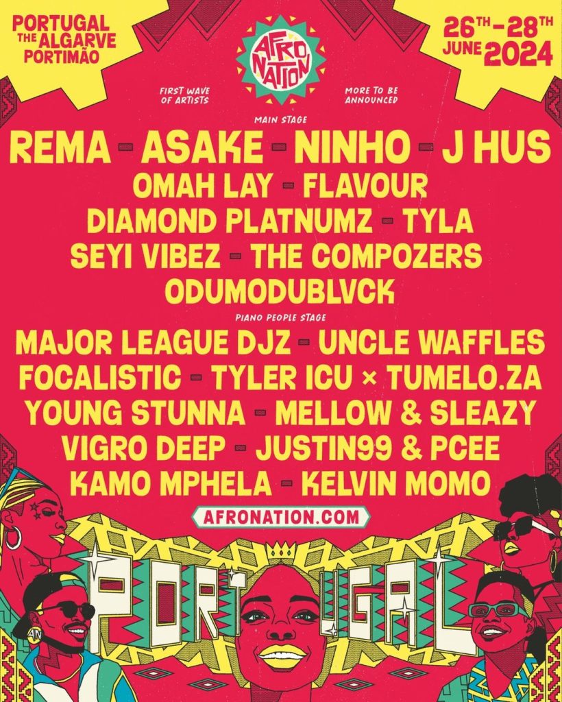 Afronation Portugal 2024: Rema, Asake, J Hus announced as headliners ...