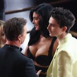Kylie Jenner and Timothée Chalamet at the 2025 Oscars on March 2 in Los Angeles.