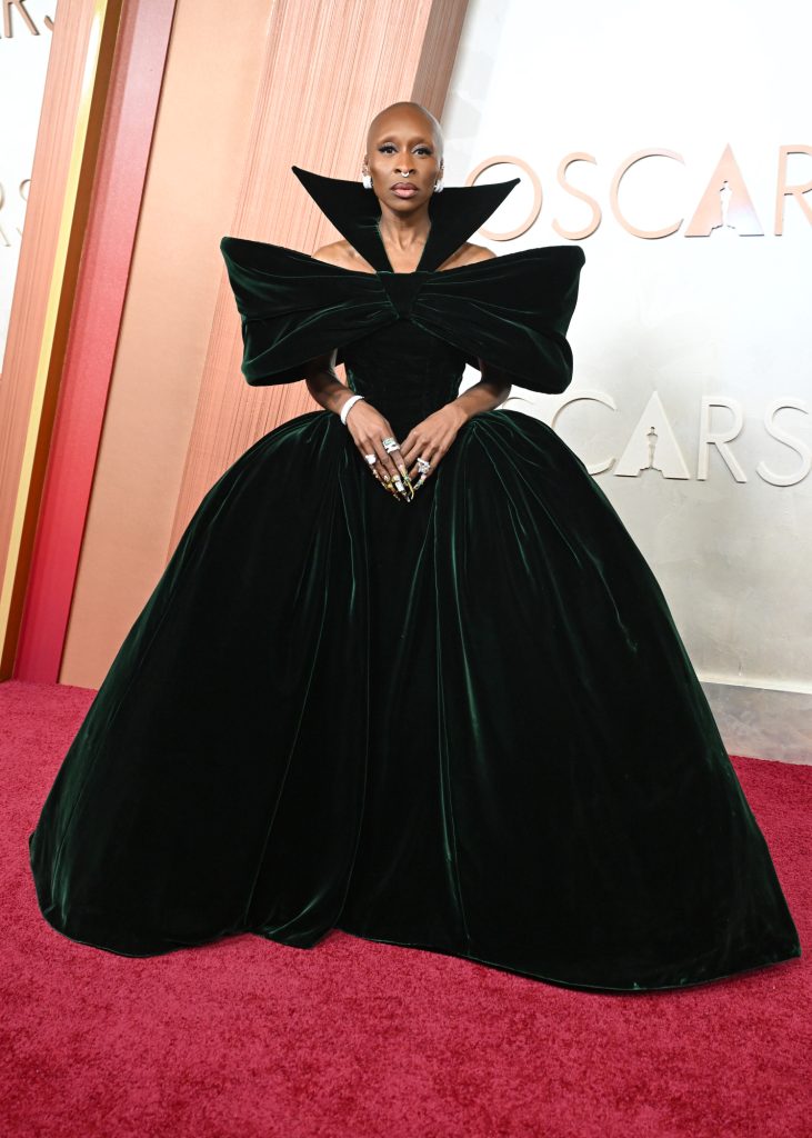 Cynthia Erivo attends the 97th Annual Academy Awards at the Dolby Theatre in Hollywood, California on March 2, 2025