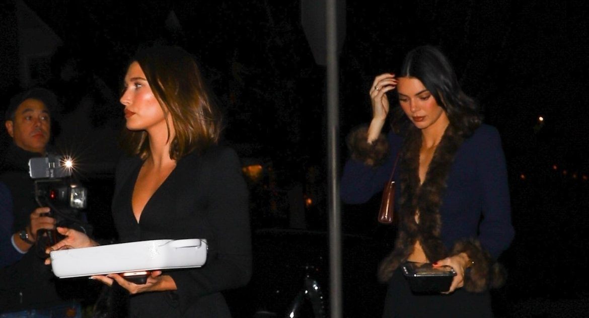 Simple, Chic & Dark: Hailey Bieber and Kendall Jenner’s Guide to Holiday Party Dressing Bieber
