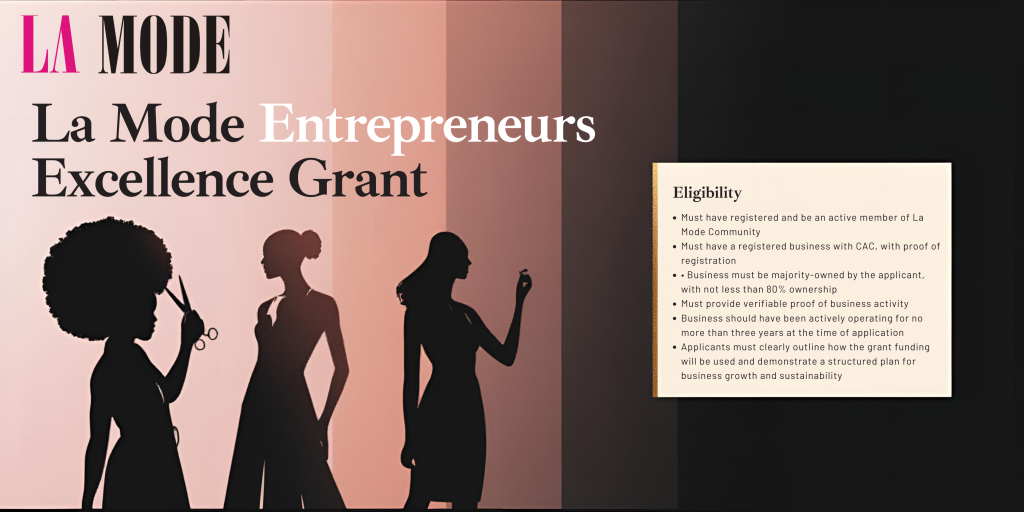 La Mode Entrepreneur Excellence Grant
