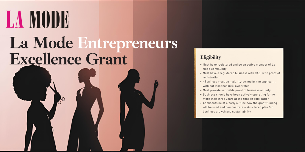 La Mode Entrepreneur Excellence Grant