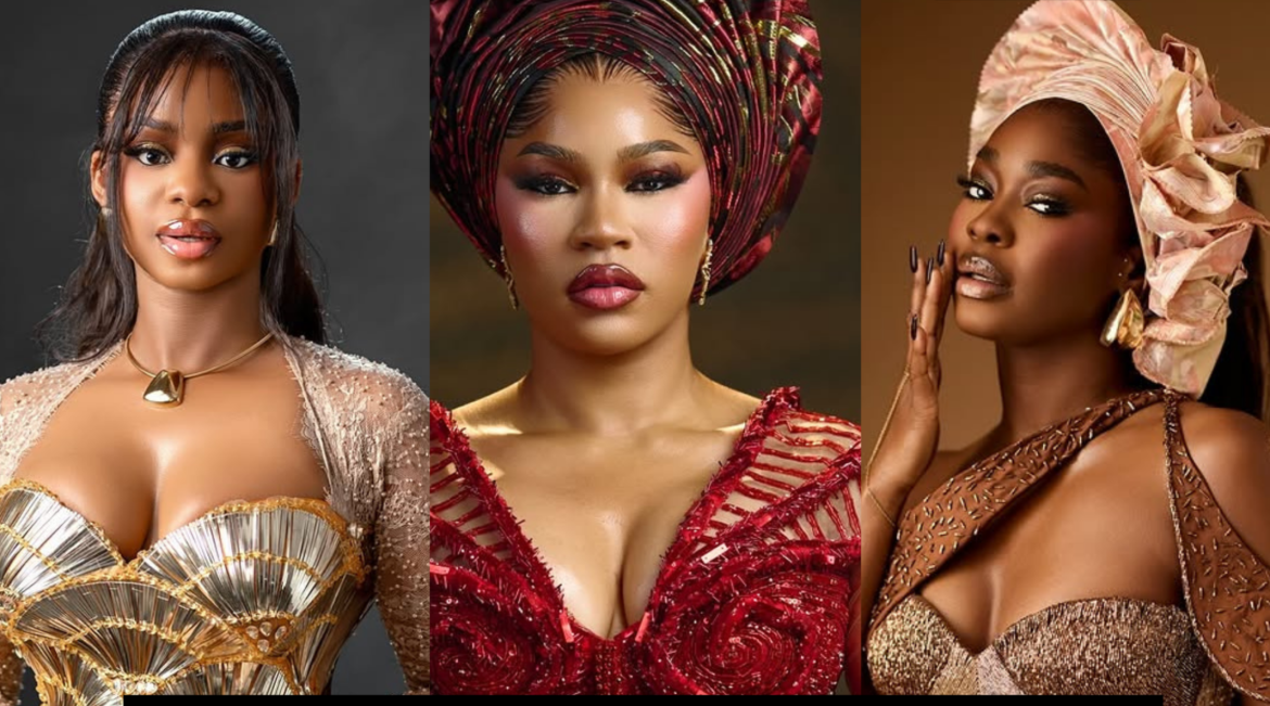 Diiadem’s 35th Birthday Turns Into a Champagne Lace Fashion Moment in Lagos