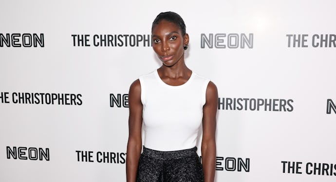 Michaela Coel Stuns in Chanel at The Christophers Premiere with Modern Black-and-White Look coel