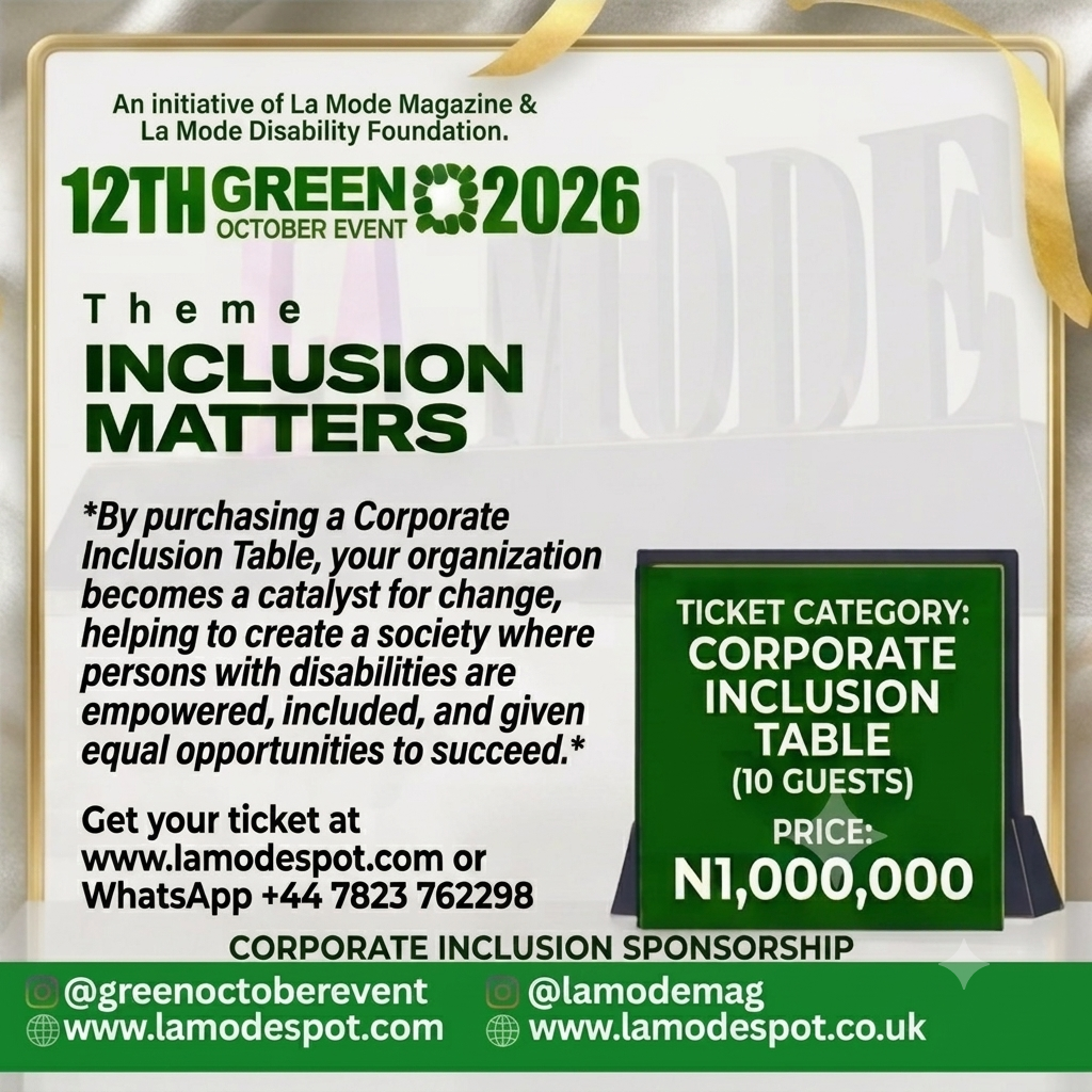 Green October Event 2026 - Corporate Inclusion Table