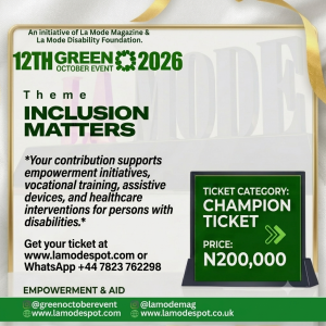Green October Event 2026 - Champion Ticket
