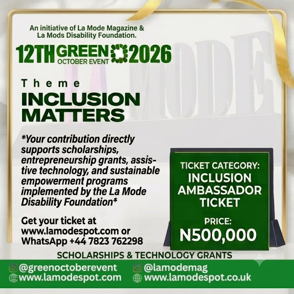 Green October Event 2026 - Inclusion Ambassador Ticket
