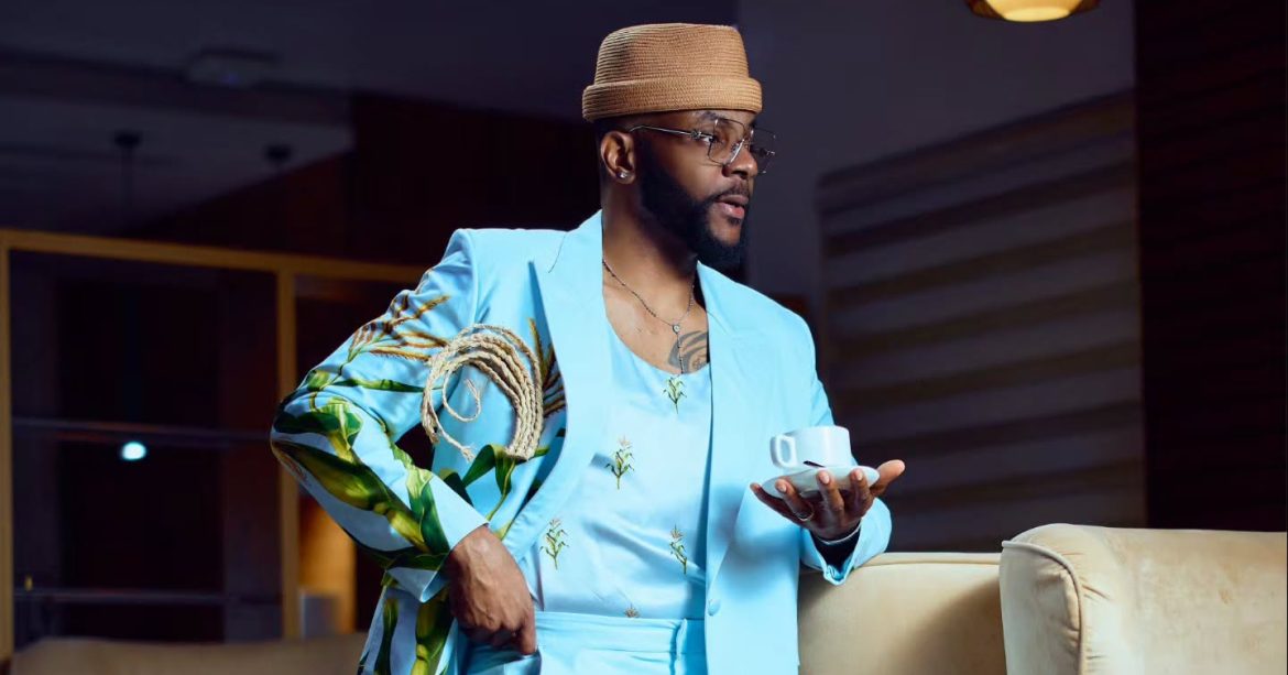 Ebuka Wears Corn-Inspired Lisa Folawiyo Suit to BBNaija Eviction Show