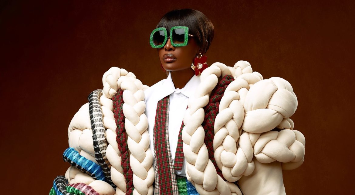Nana Akua Addo Stuns in an Inspired Thom Browne Look at Milan Fashion Week