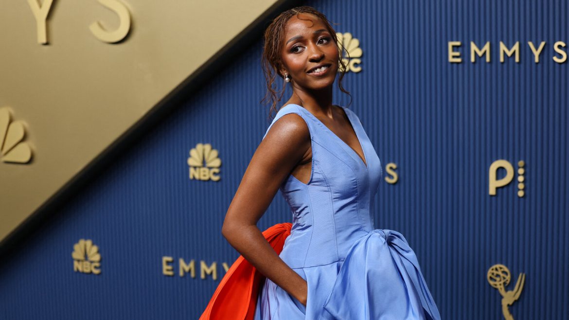 Ayo Edebiri Stuns in Double-Bow Chanel Gown at the 2026 Emmys